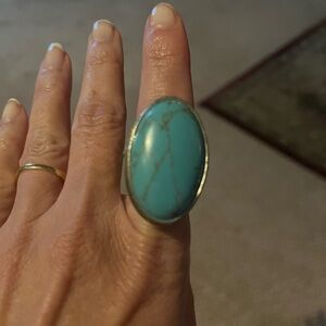 Lucky Brand Turquoise Ring- Size 7-1/2”